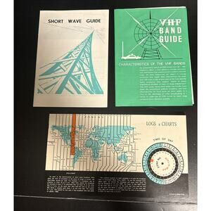 Dial-O-Map Time of Day Indicator Short Wave Broadcast Times VHS Band Guide HAM